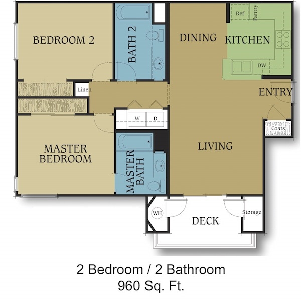 2BR/2BA - Silverado Creek