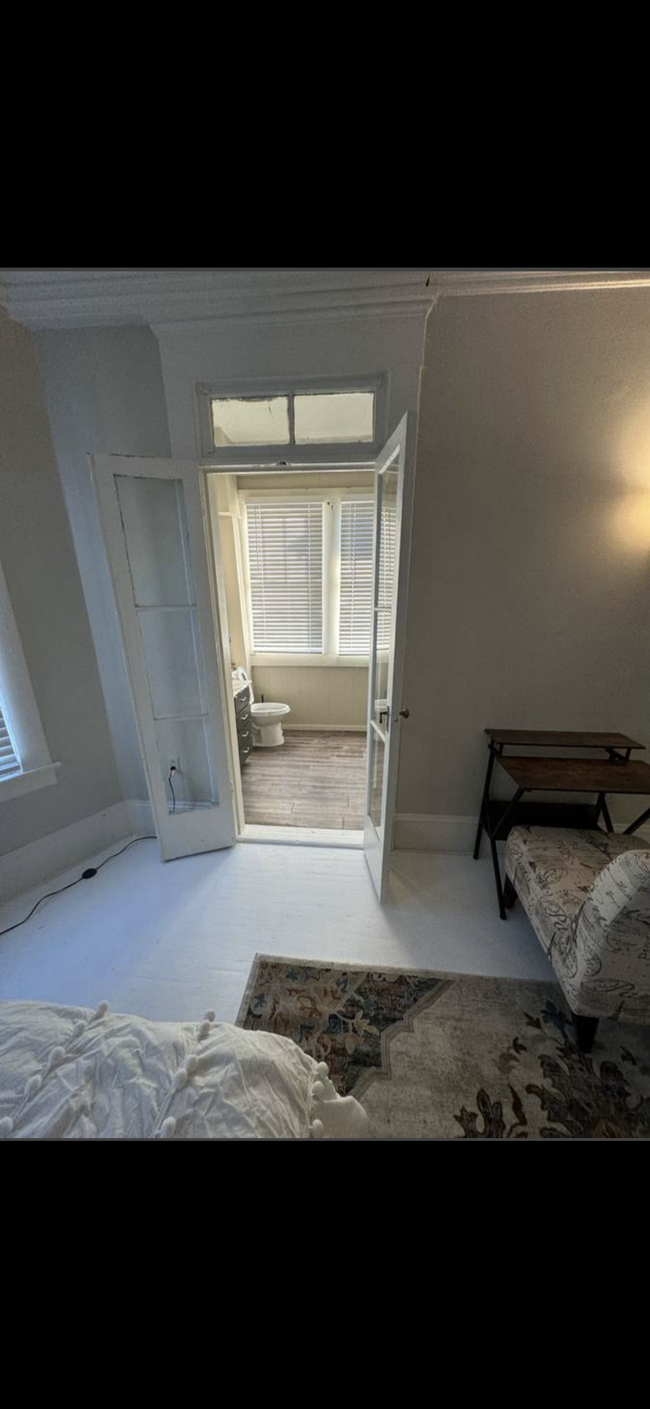Bathroom door - 115 W 36th St