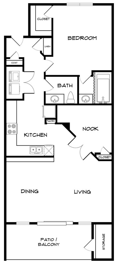 Floorplan - Towne Square Condos