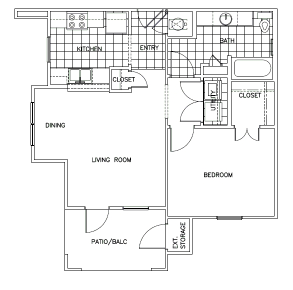 1BR/1BA - Terraces at Copper Leaf