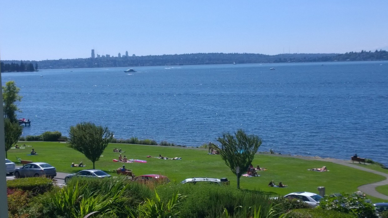 View of Marsh Park from balcony - 6620 Lake Washington Blvd NE