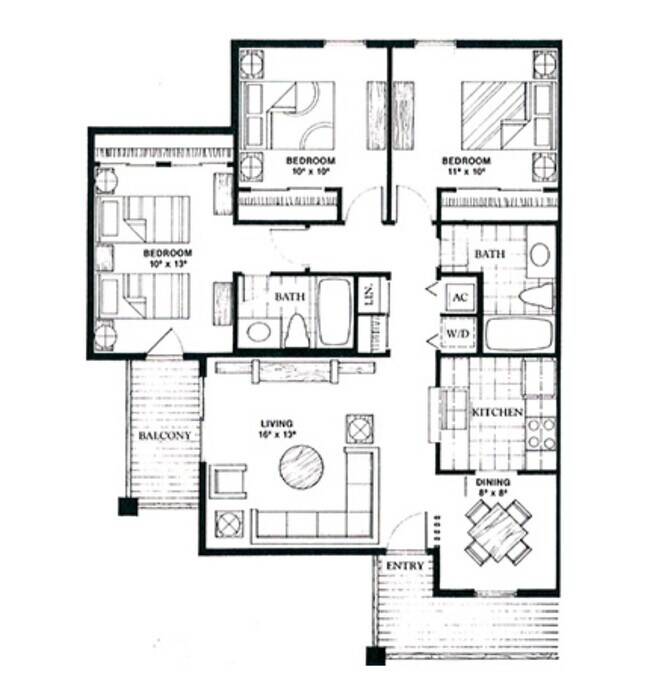 Layout - 218 North Texas