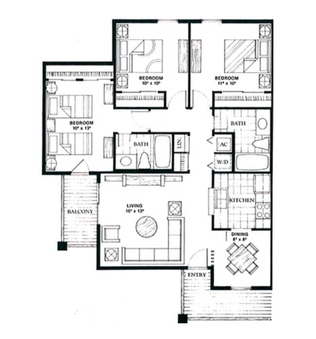 Layout - 218 North Texas