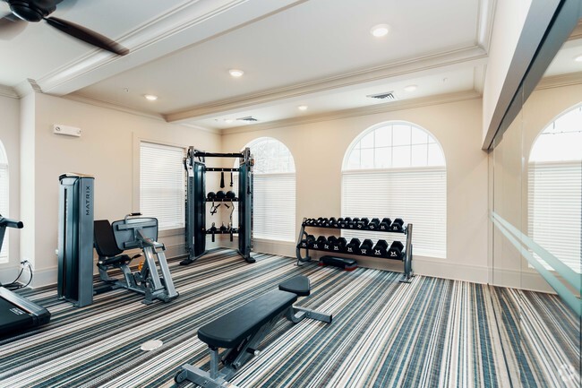 Fitness Center - The Village Center Apartments At Wormans M...