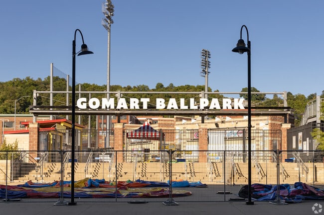 Downtown Charleston is home to the Charleston Dirty Birds, who play at the GoMart Ballpark.