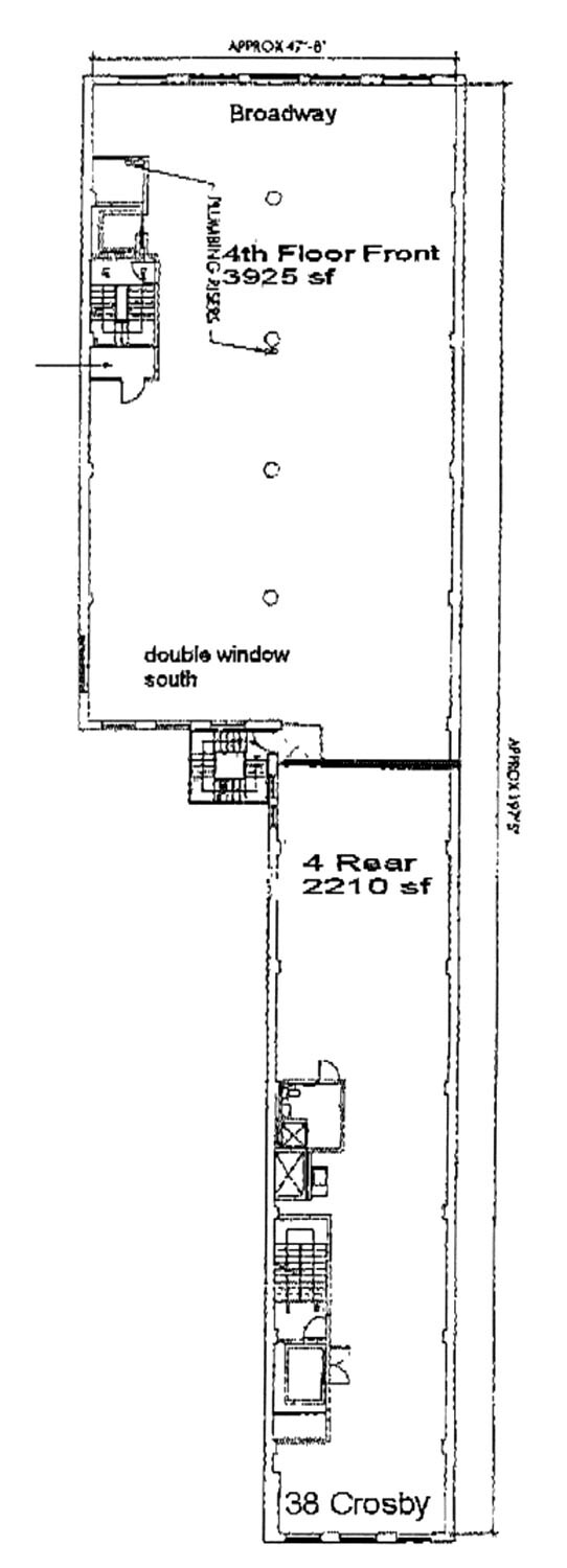 4.º piso-3,925 SF - 476 Broadway