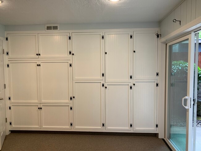 Storage cabinets - 4135 NW Carlton Ct