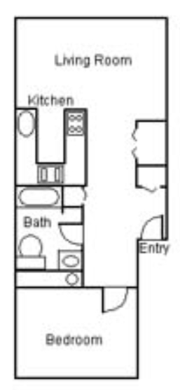 1HAB/1BA - Northcliff Terrace Apartments