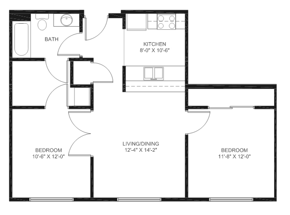 2BR/1BA - Cathedral Heights Apartments