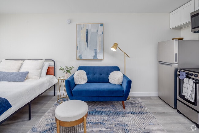 Estudio - S2 - 288SF - Sala de estar - Hermitage Studios Nashville