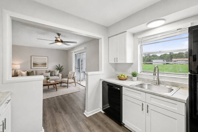 Kitchen and Living Area - Roselea Manor Apartments