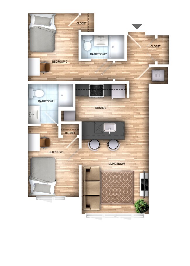 2BR/2BA - 12 S 43rd St