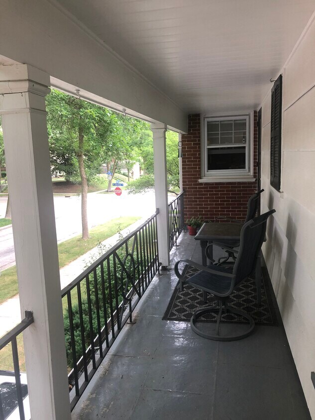 Upstairs patio space - 6533 W Wisconsin Ave