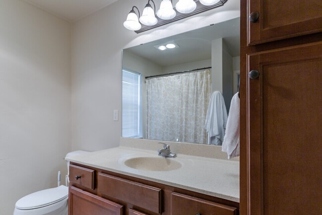 Large Bathroom with Built-in Linen Closet - Hidden Ponds Apartments