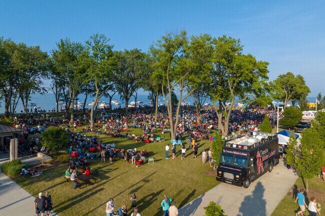 Concerts in the Park on Wednesdays are a hit during the summer in St. Clair Shores.