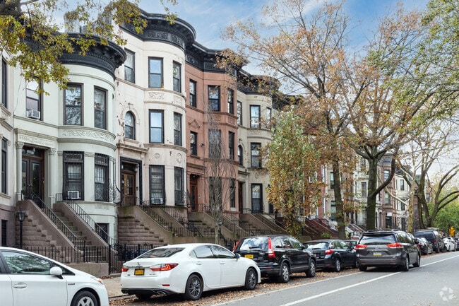 Architectural beauty on display in Prospect Heights' townhouses.
