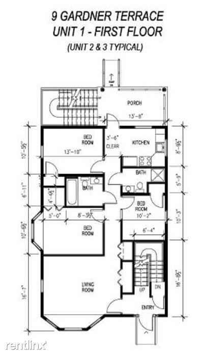 Foto del edificio - 3 br, 2 bath Triplex - 9 Gardner Ter 1