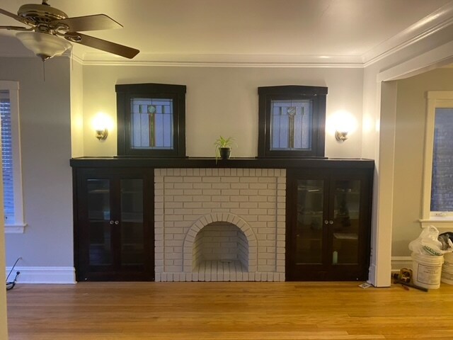 living room stained glass - 5335 W Sunnyside Ave