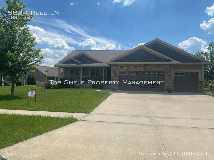 5 bed, 3 bath home in West Des Moines! House for Rent in West Des Moines, IA
