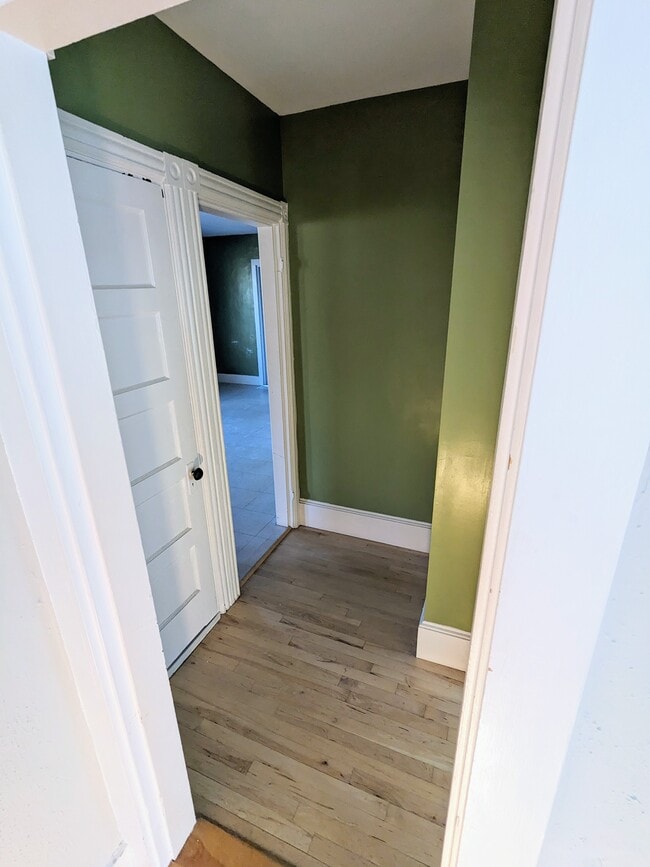 Hallway and Closet Between Kitchen, Livingroom, and Bathroom. - 56 Rackleff St
