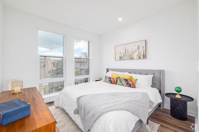 1 dormitorio, 1 baño - 709 pies cuadrados - Dormitorio principal - The Rail at Bound Brook