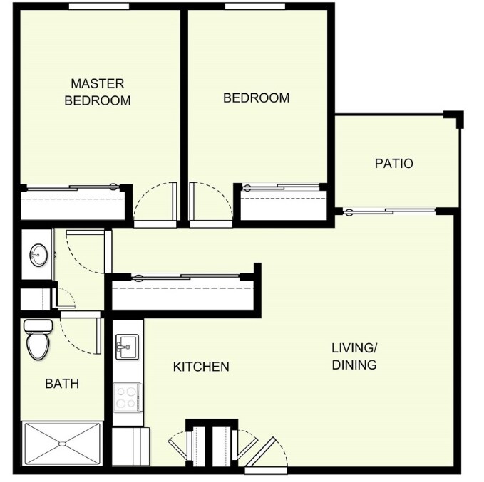 Plano de planta - Holiday Springs of Napa