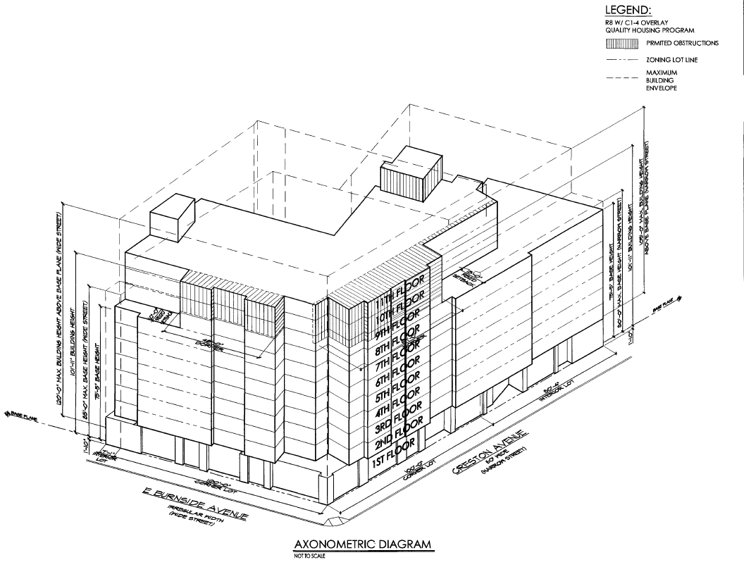 Axonometric Diagram - 2030 Creston Ave
