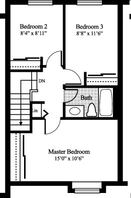 Plan d'étage - Cumberland Village