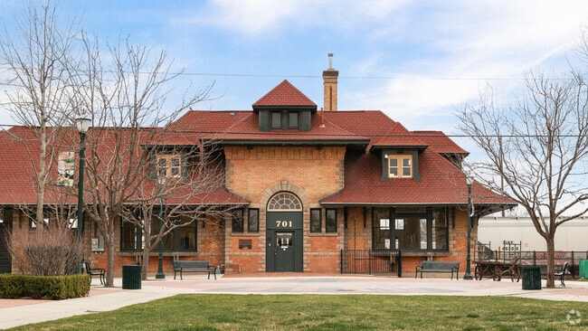 The Caldwell train depot is one of downtown Caldwell's focal points.