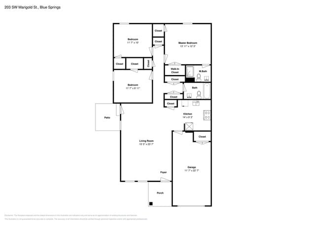 Foto del edificio - Charming 3Beds, 2Bath Home in Blue Springs with Garage Parking