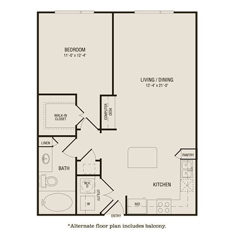 1 dormitorio, 1 baño - Vivienda esencial - Pearl Greenway