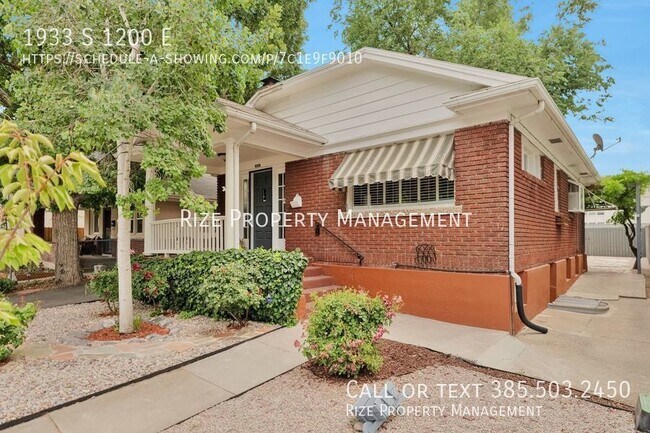Foto del edificio - Charming Brick 3 Bedroom in Sugarhouse
