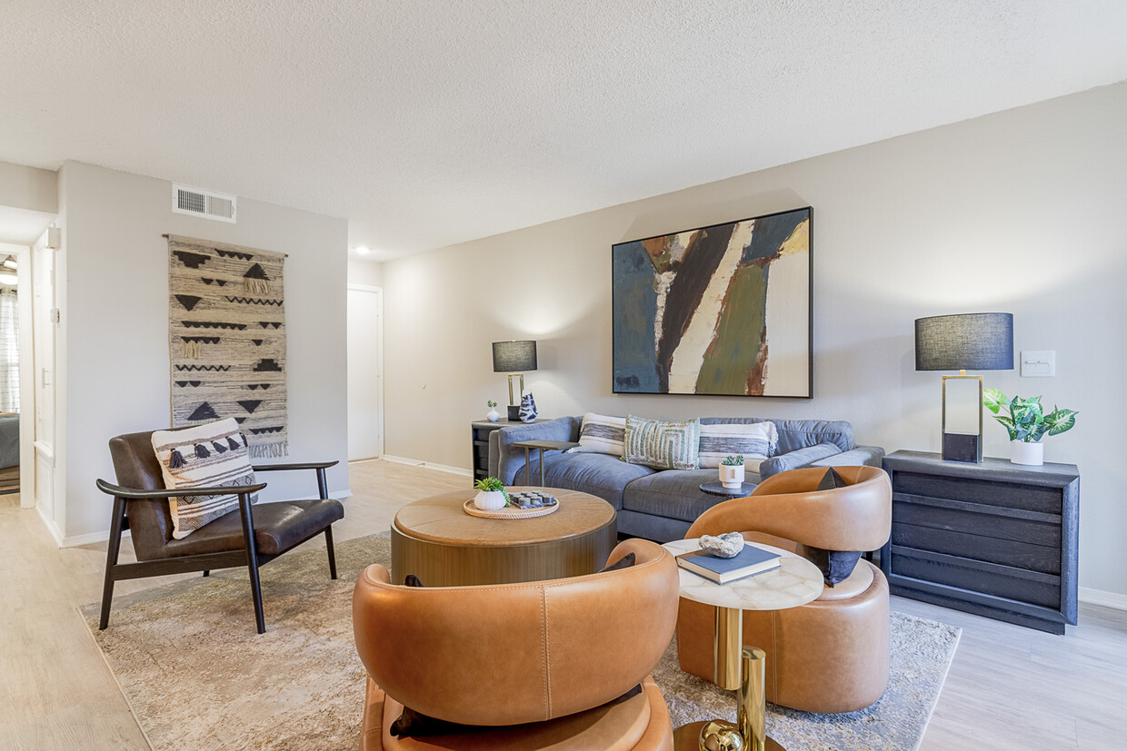 Newly Renovated Living Room - Spring Creek of Edmond Apartments