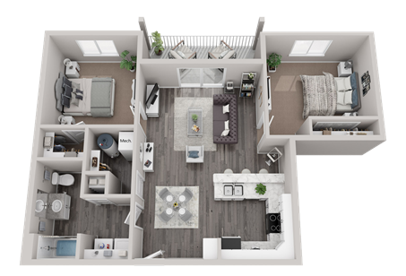 Foto del interior - Creekside Heights Apartments, LLC