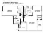 1BR 1BA (840sf)