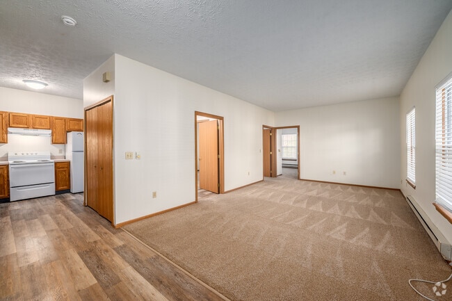 2BR, 1BA - 900SF - Living Room - Walden Apartments