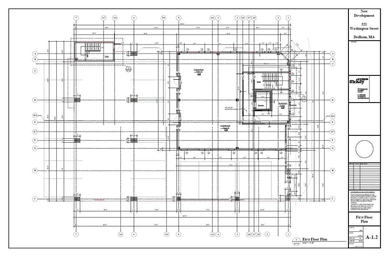 Overall First Floor Plan - 321-325 Washington St