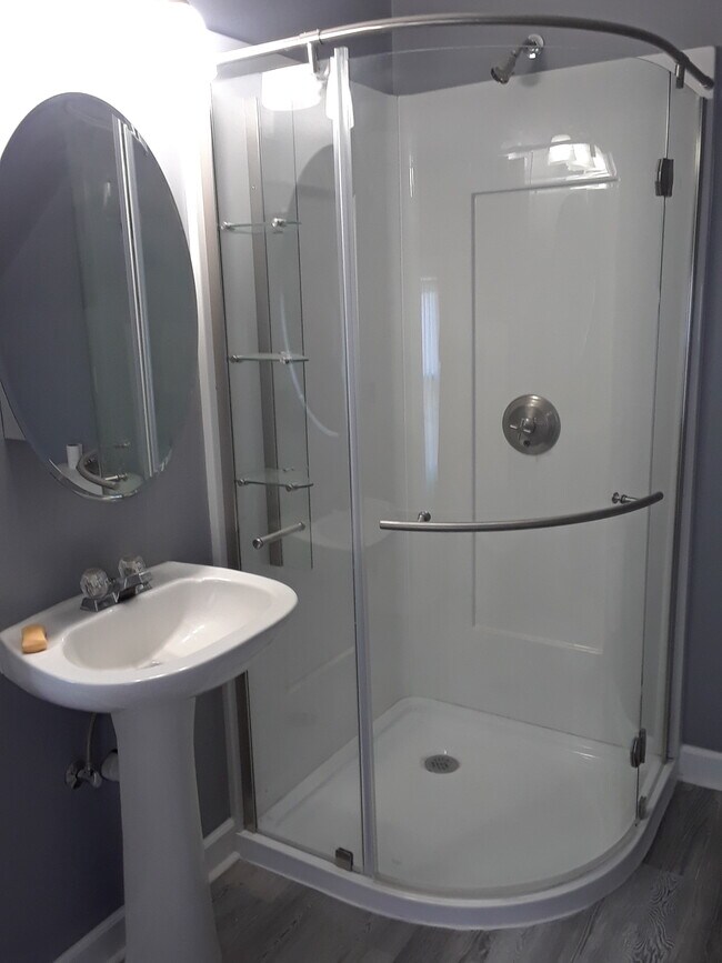 Ducha semicircular en el baño - 4350 Girard Ave N