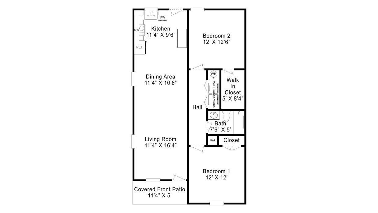 Primary Photo - 2 BR, 1BA house (Please do not apply witho...