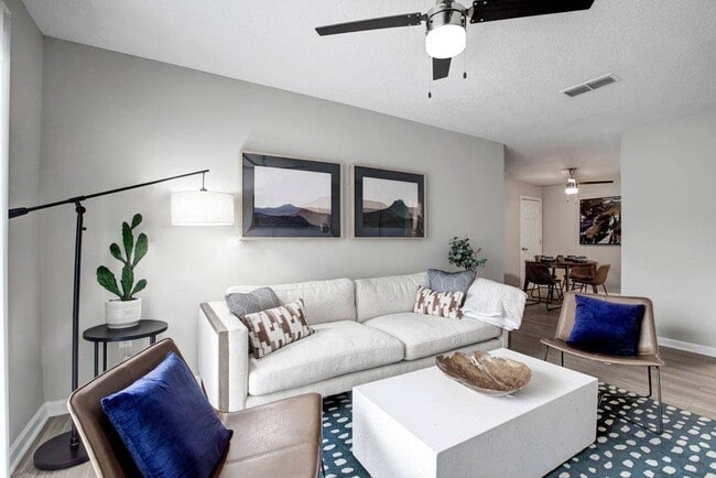 Sala de estar - Icon Cartersville Apartments