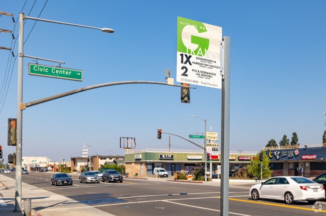 Catch a bus at the conveniently located City of Gardena Trans stops in Gardena, CA.