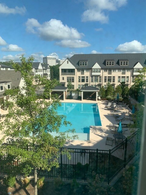 view of pool from second bedroom - 2507 Figaro Dr