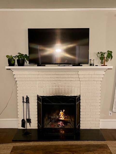 working fireplace - 47 Cathedral Ave