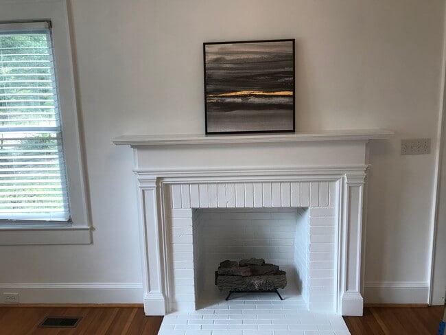 Living Room Fireplace - 506 Belmont Mount Holly Rd