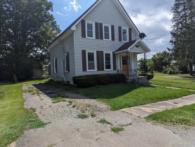Apartment A driveway and front porch - 3982 Church St