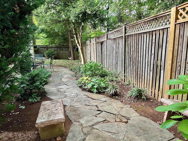 Private cottage seating area with plants - 2717 Oak Valley Dr