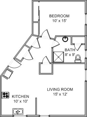 1BR/1BA - Ash Place