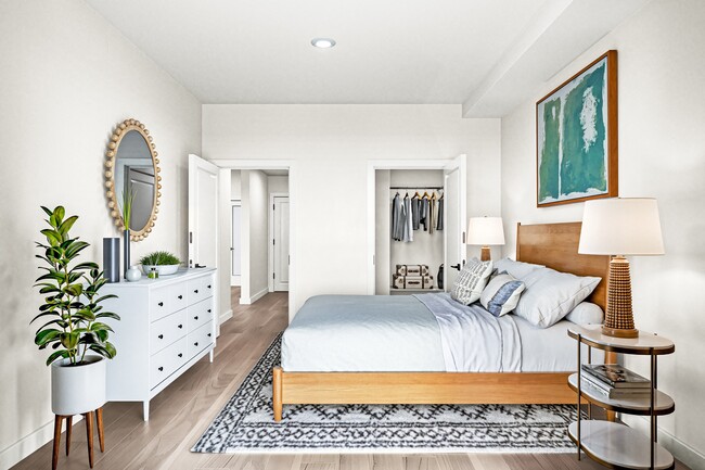 The View Floor Plan Bedroom - Canyon Terrace Apartments