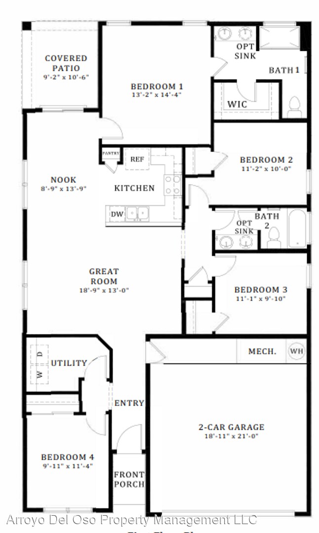 4 br, 2 bath House 840 Desert Senna Ave SW House for Rent in Los Lunas, NM
