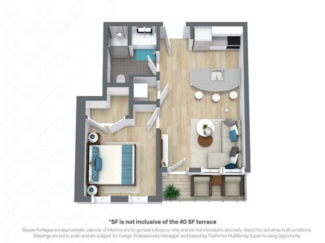 Plano de planta - Terraces at Manchester